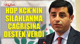 HDP, terör örgütü KCK'nın silahlanma çağrısına destek verdi